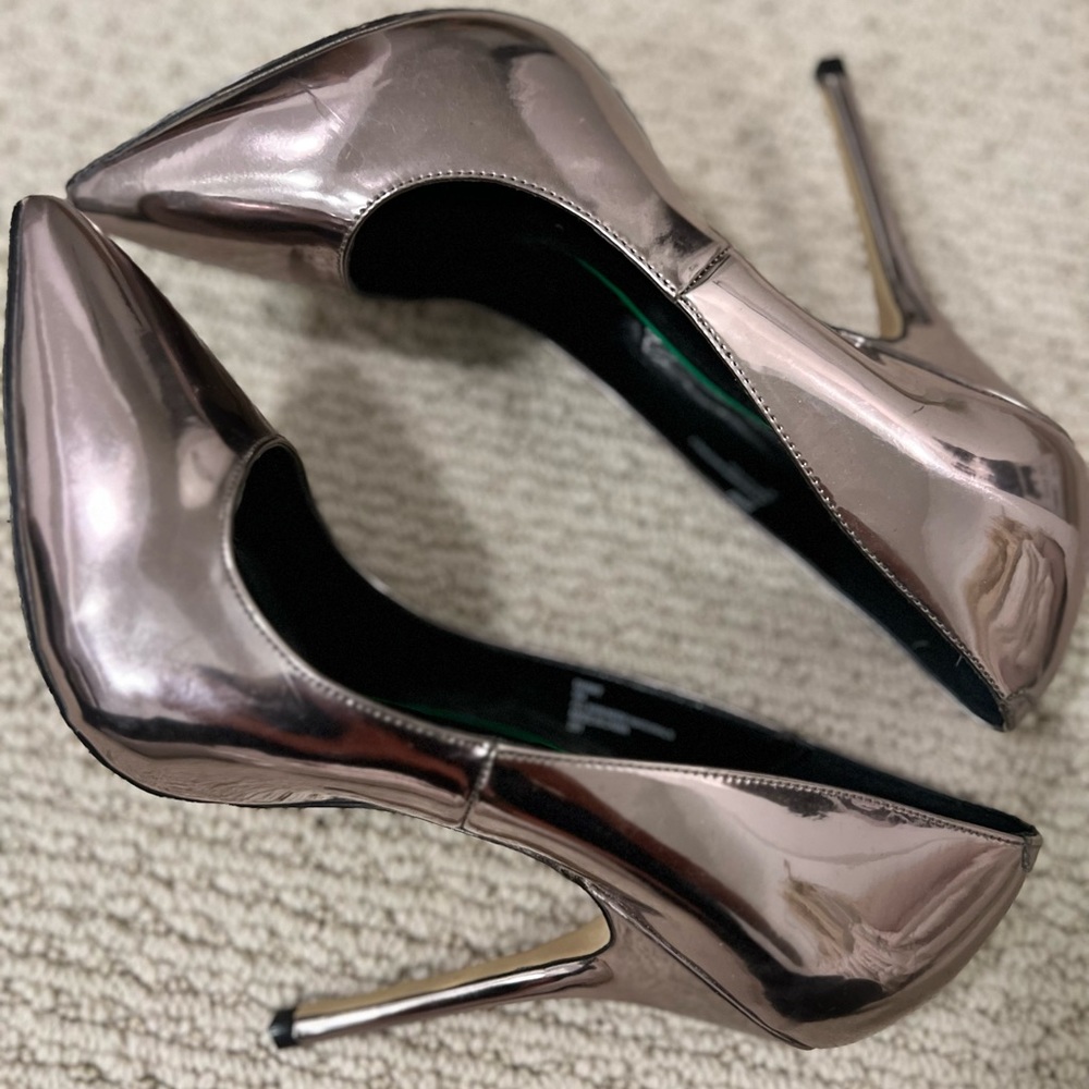 Metallic Steve Madden Heels